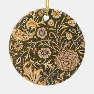 William Morris Cherwell Wallpaper Pattern Ceramic Ornament