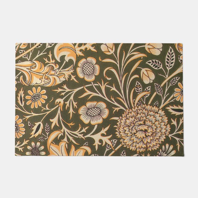 William Morris Cherwell Wallpaper Pattern Doormat (Front)