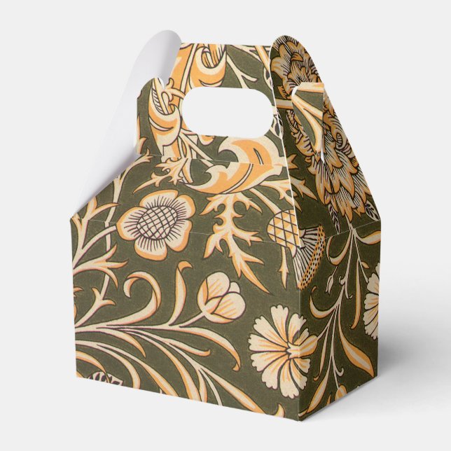 William Morris Cherwell Wallpaper Pattern Favor Box (Front Side)