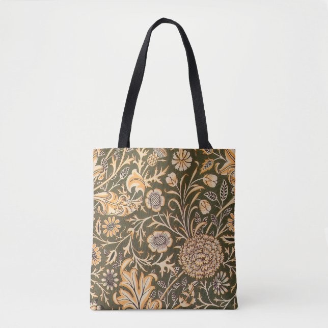 William Morris Cherwell Wallpaper Pattern Tote Bag (Front)