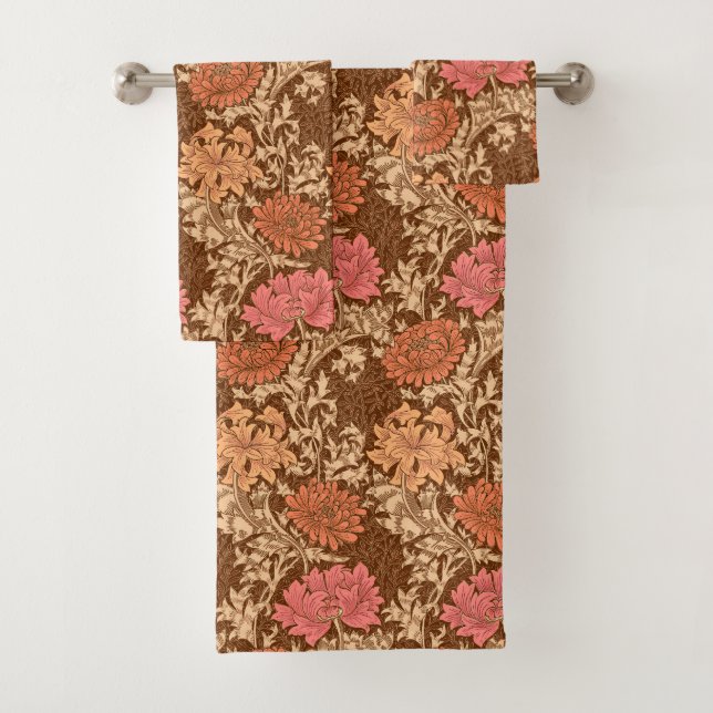 William Morris Chrysanthèmes, Brown et rouille (En situation)