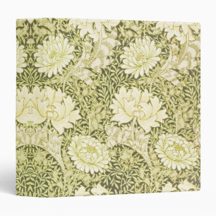 William Morris Chrysanthemum Floral Pattern Binder
