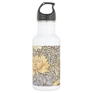 William Morris Chrysanthemum Mum Flowers 532 Ml Water Bottle
