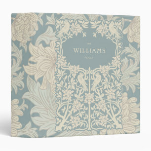 William Morris Chrysanthemum Pattern 3 Ring Binder