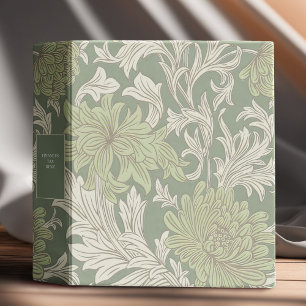 William Morris Chrysanthemum Pattern 3 Ring Binder