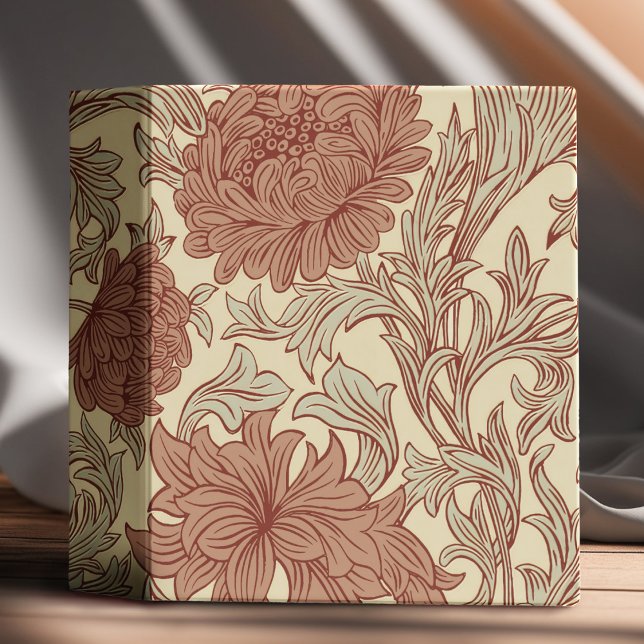 William Morris Chrysanthemum Pattern 3 Ring Binder (Creator Uploaded)