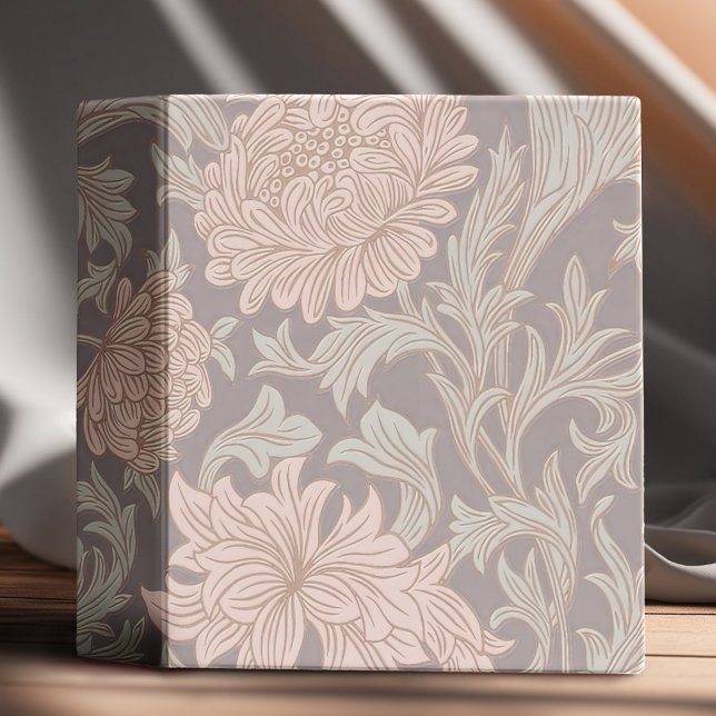 William Morris Chrysanthemum Pattern 3 Ring Binder (Creator Uploaded)