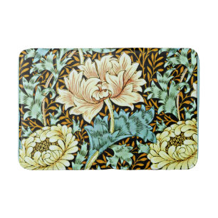 William Morris - Chrysanthemum Pattern, Bath Mat
