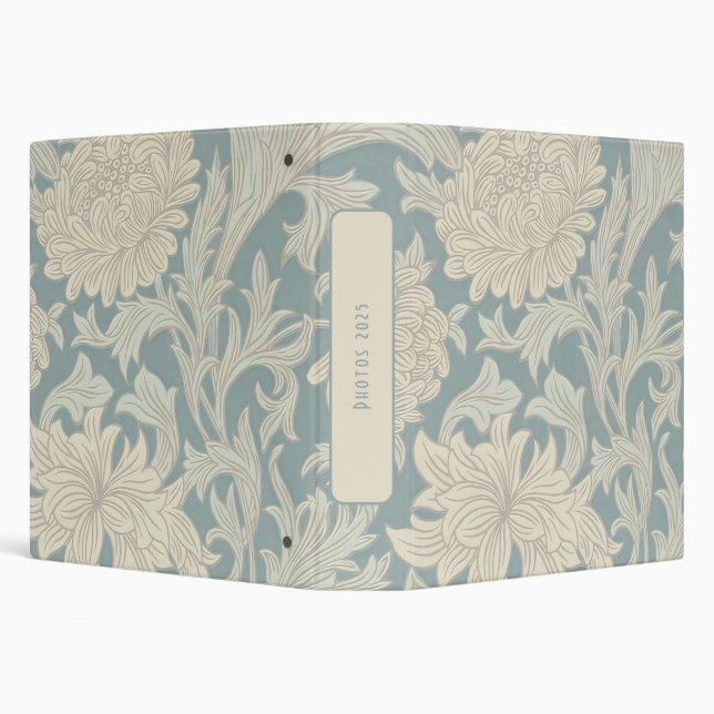William Morris Chrysanthemum Pattern Binder (Background)