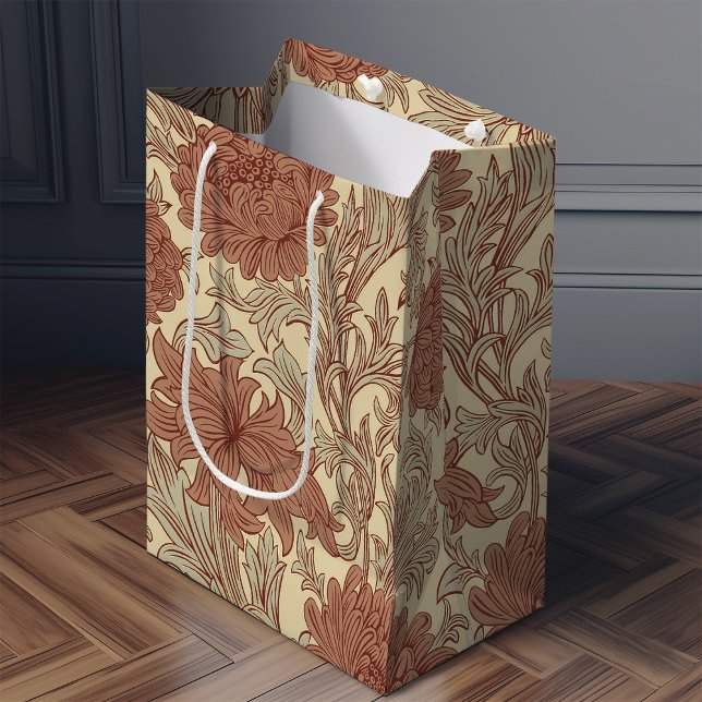 William Morris Chrysanthemum Pattern Medium Gift B Medium Gift Bag (Creator Uploaded)