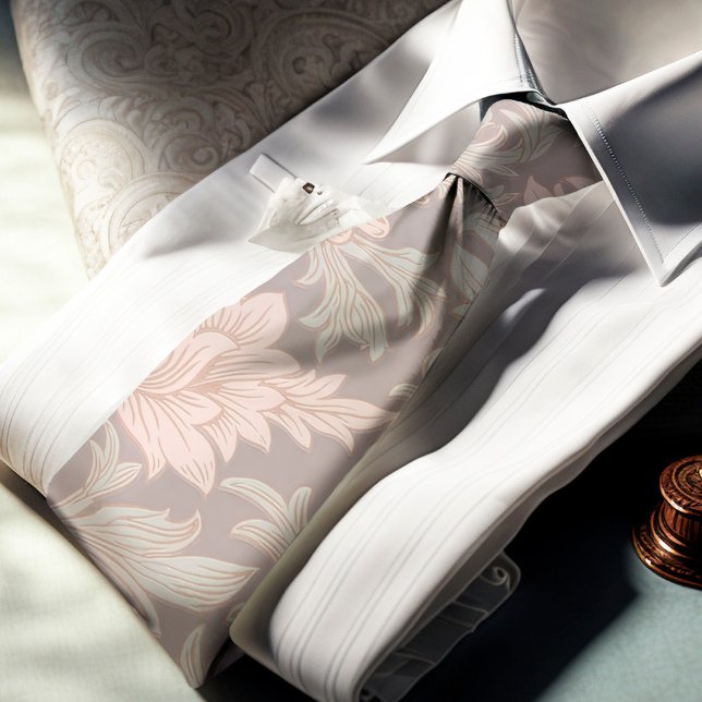William Morris Chrysanthemum Pattern Neck Tie (Creator Uploaded)