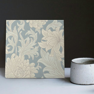 William Morris Chrysanthemum Pattern Tile