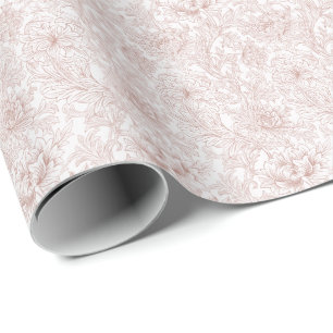 William Morris Chrysanthemum Pattern Wrapping Pape Paper
