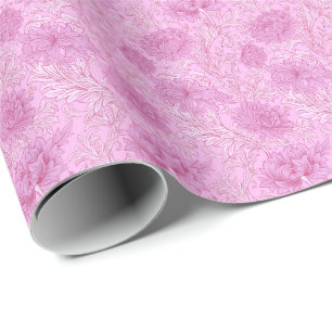 William Morris Chrysanthemum Pattern Wrapping Pape Paper
