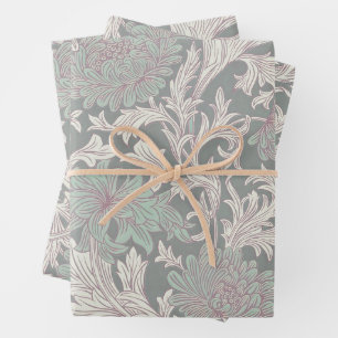 William Morris Chrysanthemum Pattern Wrapping Pape Paper Sheet