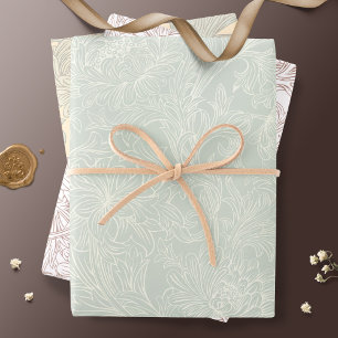 William Morris Chrysanthemum Pattern Wrapping Pape Paper Sheet