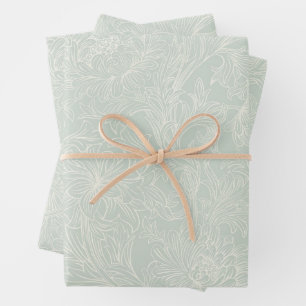 William Morris Chrysanthemum Pattern Wrapping Pape Wrapping Paper Sheet