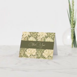 William Morris Chrysanthemum Thank You Card