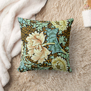 William Morris - Chrysanthemum Throw Pillow