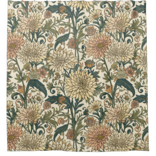  William Morris Chrysanthemums Floral Art Nouveau 