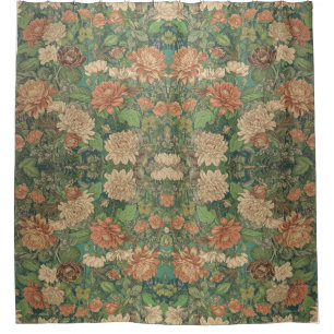  William Morris Chrysanthemums Floral Art Nouveau 