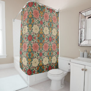 William Morris Chrysanthemums Floral Art Nouveau