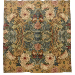  William Morris Chrysanthemums Floral Art Nouveau 