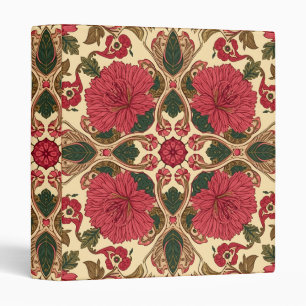 William Morris Chrysanthemums Floral Art Nouveau Binder