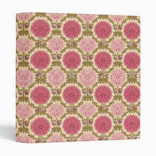 William Morris Chrysanthemums Floral Art Nouveau Binder