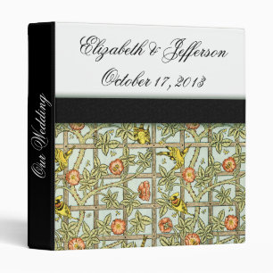 William Morris Classeur Mariage Birds & Fleurs