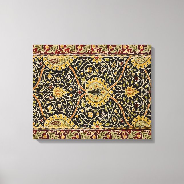 William Morris Classic Carpet Art Print Design (Front)