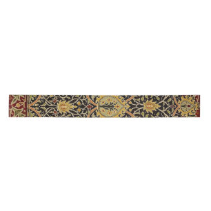 William Morris Classic Carpet Art Print Design Satin Ribbon