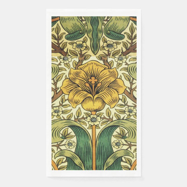 William Morris Classic Floral  Napkin (Front)