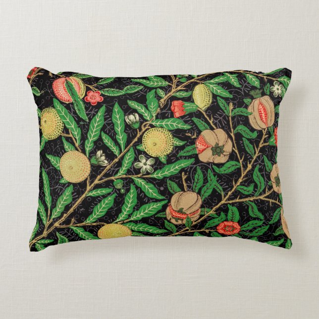 William Morris Classic Floral Outdoor  Accent Pillow (Front)