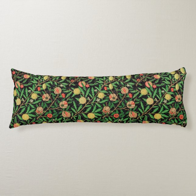 William Morris Classic Floral Outdoor  Body Pillow (Front)
