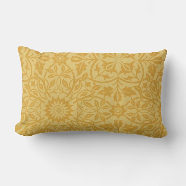 William Morris Classic Floral  Outdoor Pillow (Front)