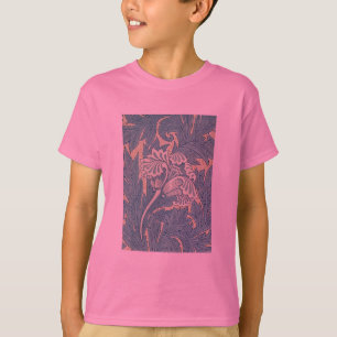 William Morris Classic Tulip Blue Floral T-Shirt