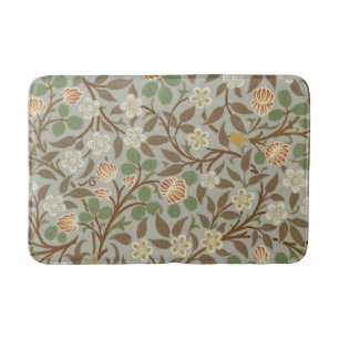 William Morris Clover Botanical Flower Bath Mat