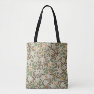 William Morris Clover Botanical Flower Tote Bag