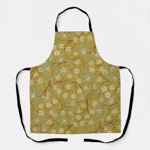 William Morris Clover Vintage Floral Art Apron