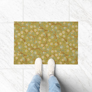 William Morris Clover Vintage Floral Art Doormat
