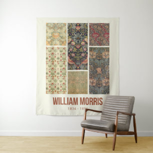 William Morris Collected Art Pattern Collage Tapestry