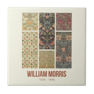 William Morris Collected Art Pattern Collage Tile