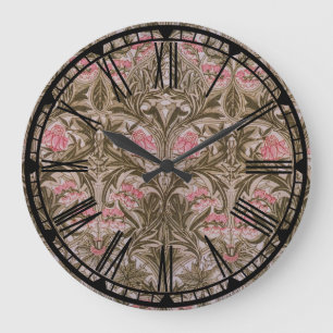 William Morris Columbine Pattern Wall Clock