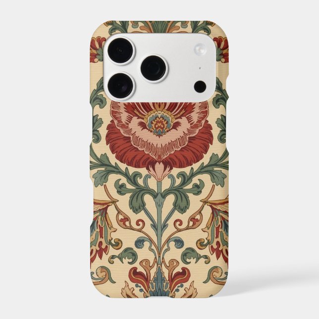 William Morris Compton Floral Art Nouveau Pattern (Verso)