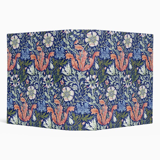 William Morris Compton Floral Art Nouveau Pattern Binder (Background)