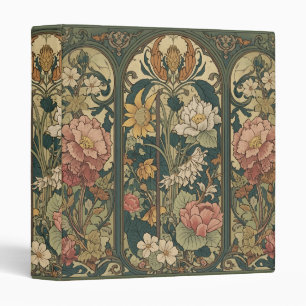 William Morris Compton Floral Art Nouveau Pattern Binder