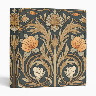 William Morris Compton Floral Art Nouveau Pattern Binder