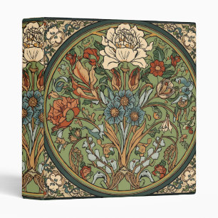 William Morris Compton Floral Art Nouveau Pattern Binder