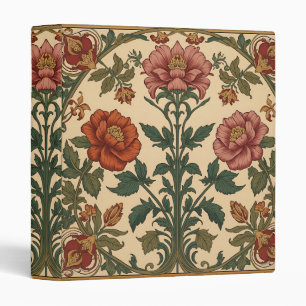 William Morris Compton Floral Art Nouveau Pattern Binder